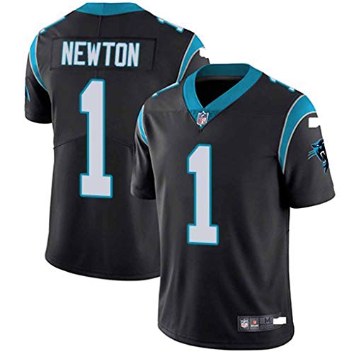 YMXBK Camiseta NFL Jersey, Carolinapanthers Panther 1# Newton Ropa de fútbol Top Deportivo de Manga Corta,1-Black,XXXL