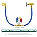 YTFRL R134A AC Refrigerant Charge Hose Kit, 1/2