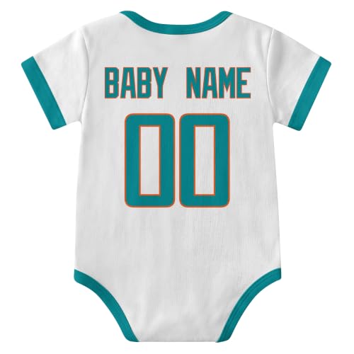 Image of KREDE Baby Clothes Custom Short Sleeves for Baby Boy Gifts | Custom Bodysuit with Number Name Gifts for Baby