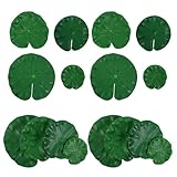 Detalles fotogénicos: usa decoración flotante para acuarios o hojas de loto para crear fondos fotográficos impresionantes con nenúfares para piscinas, decoración con hojas de loto y plantas flotantes para acuarios