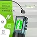 Wormhole Tattoo Gun Wireless Tattoo Machine Tattoo Pen with Digital Led Display 1,800 mAh Tattoo Power Supply Tattoo Supplies for Beginners HP73-B