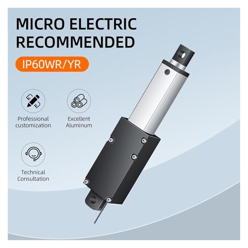 Actionneur linéaire ultra compact 150N force de poussée micro vérin 6V