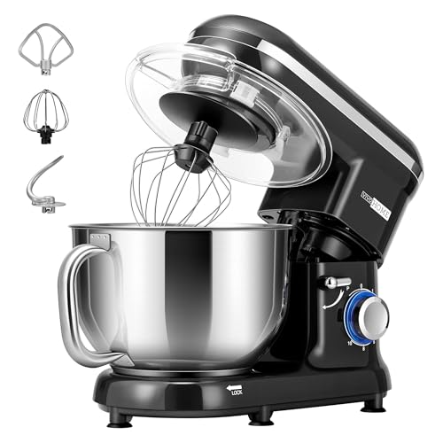 VIVOHOME Stand Mixer 660W 10 Speed 5.7L Tilt-Head Kitchen Electric Food Mixer with Beater, Dough...