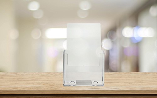 Porte-brochure de comptoir Source One S1-ct-bi en acrylique transparent x2