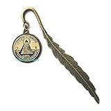 Annuit Coeptis Lesezeichen, ägyptische Pyramide Eye of Providence Maic Illuminati Maic Zeichen heilige Geometrie Lesezeichen, Q0272