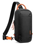 tomtoc Sling Crossbody Bag for Nintendo Switch 2 Console 2025, Protective Portable Travel Chest Carrying Gaming Pouch Case with 8 Game Cartridges Slots, Fit Charger and Accessories, Black
