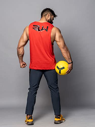 Image of JUARI BE A GENTLEMAN Cotton Regular Fit,Sleeveless, Gym Vest for Men, Set of 3 (Multicolour)