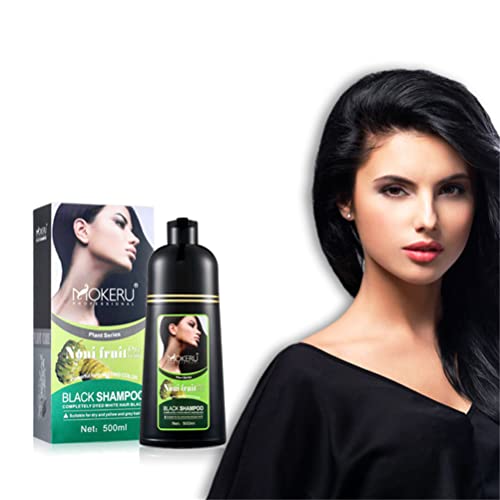 2 PCS Organic Natural Fast Hair Dye Plant-Based Hair Color Only 5 Minutes Plant Essence Black Hair Color Dye Shampoo For Cover G
