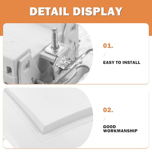 Interruptor doble de pared europeo pack de 2 unidades para control de iluminación del hogar 3
