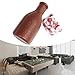 Aymzbd Billiard Shaker Bottle Pool Dice Box Practical Portable Entertainment with Tally Balls Billiard Ball Props for Accessories, Brown
