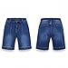 AKTCVVJ Jean Shorts Womens Stretch Elastic Waist Short Jeans Casual Jean Denim Shorts Summer Short Pants with Pockets
