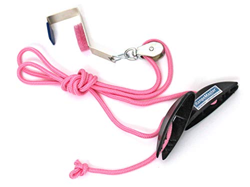 RangeMaster PinkRanger Shoulder Pulley with Patient Guide ? Aids Recovery and Rehabilitation ? Helps Enhance Pain Free Range of Motion ? Adjustable, Metal Bracket Door Attachment