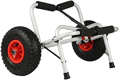 BREEZENEST Foldable Kayak Trolley Cart 100kg Heavy Duty Aluminium