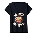 Photo Gallery in soup ci fidiamo di soup lover maglietta con collo a v Photo Gallery in soup ci fidiamo di soup lover maglietta con collo a v