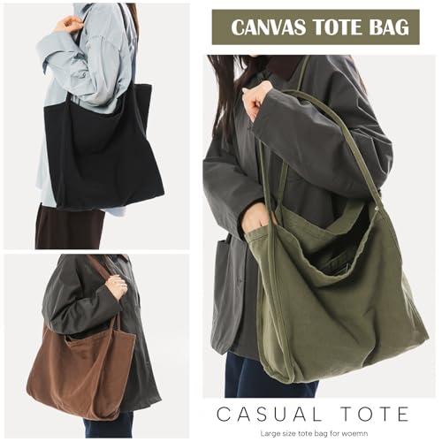 Bolso Tote Casual de Lona para Mujer ALUDAPIJU miniatura 3