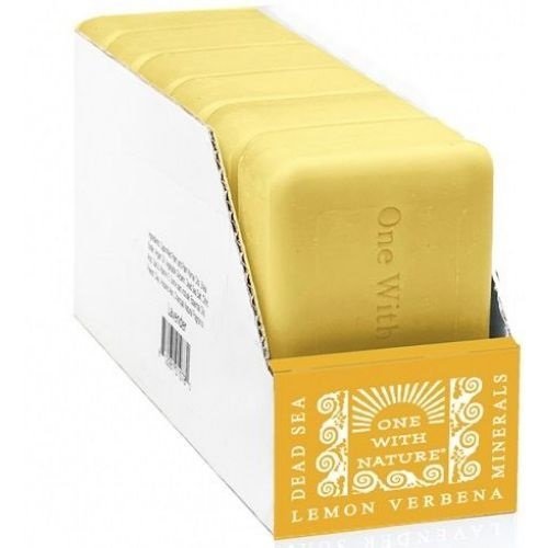 One With Nature Lemon Verbena Bar Soap, 4 Ounces (Pack of