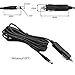 12V 24 V DC 5.5mm x 2.1mm Car Cigarette Lighter Extension Power Supply Adapter Cable with LED for Car Truck Bus Van(10FT)