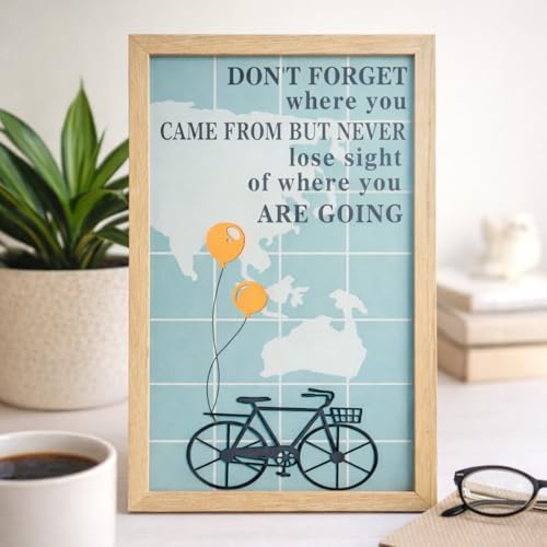 Image of Home Decoration Items for Living Room, Wall Decor Items for Living Room, Motivational Wall Frames, Bed Room Home Balcony Wall Decoration Items, Wall Art Hanging, Anniversary, Birthday Gift for Women