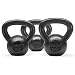 Yes4All Combo Cast Iron Kettlebell Weight Sets – Great for Full Body Workout and Strength Training – Kettlebells 10 15 20 lbs (Black)