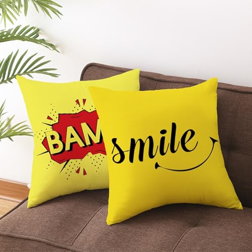 Housse de coussin en polyester de qualité supérieure au design multicolore chic - 3