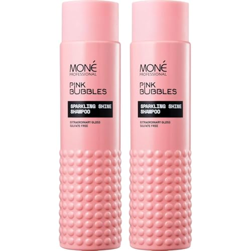 MONÉ PROFESSIONAL - Shampoo für coloriertes Haar, Intensiver Glanz (2x300 ml) - Intensiver Farbschutz - Nährend & Geschmeidig - Für alle Haartypen - Ohne Sulfate, Parabene und schädliches Silikon