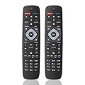 (2-Pack) for Philips TV Remote Replacement, Compatible with All Philips LED/LCD/HDTV/UHD Smart TVs (NH500UP)