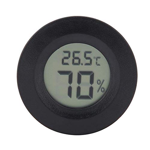 Mini thermomètre hygromètre rond pour intérieur et animaux