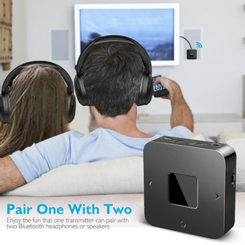 Infurture Active Noise Cancelling Headphones For Tv Watching,Tv Headphones Wireless With Bluetooth Transmitter,Low Latency thumb #7