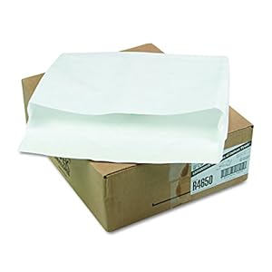 Survivor R4650 Tyvek Booklet Expansion Mailer, 12 x 16 x 2, White (Case of 100)
