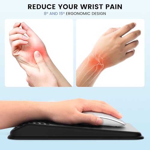MEKASS Ergonomic Mouse Pad with Wrist Support