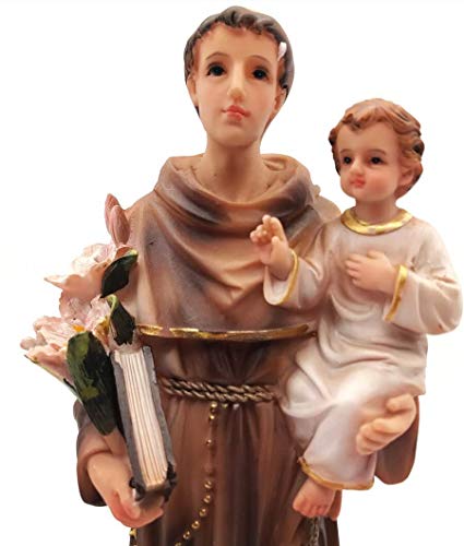 Imagem de Santo Antônio Protetor dos Namorados Resina 30 cm