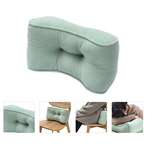 Yardwe Apoio Lombar Algodão Travesseiro para Cadeira de Escritório Assento de Carro Almofada Ergonóm