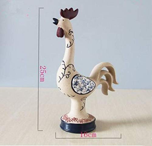 Amazon.co.jp: (イスイ)YISHUI キイン ダック 鳳凰 ニワトリ 置物 樹脂