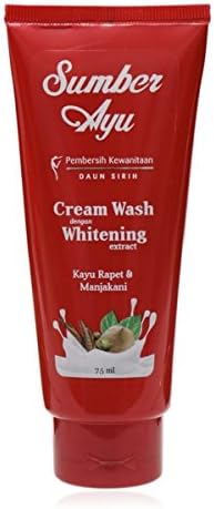 Sumber Ayu Cream Wash Whitening Kayu Rapet & Manjakani, 75ml