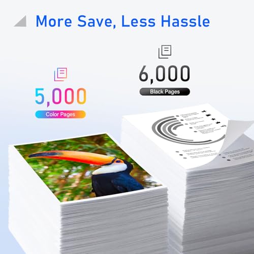 Image of LC406XL Ink Cartridges Replacement for LC406 XL LC 406XL for Brother MFC-J5855DW MFC-J6555DW MFC-J4535DW MFC-J4335DW MFC-J6955DW MFC-J4345DW MFC-J5955DW Printer(with Chip, 5 Pack)