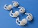 6pcs : 3 Pairs Medium (M) Noise Isolation with Extra Layer Comfortable Earbuds Eartips for QuietComfort 20, QuietComfort 20i, QC20 and QC20i In Ear Earphones