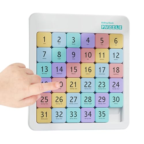 Rompecabezas magnético 6x6 deslizante digital para adultos juego de mesa portátil