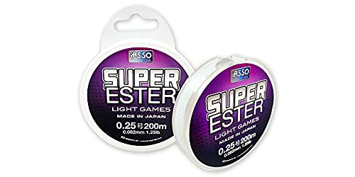 Game fishing ASSO SUPER ESTER - 0.6 GO, 200 m, bobina, WHITE-00
