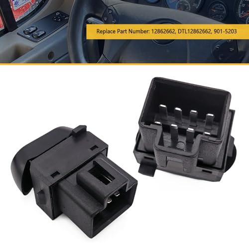 901-5203 Window Switch Fit for Freightliner Cascadia 2007-2018, Pack of 2 by MADAT - Used condition - Image 4
