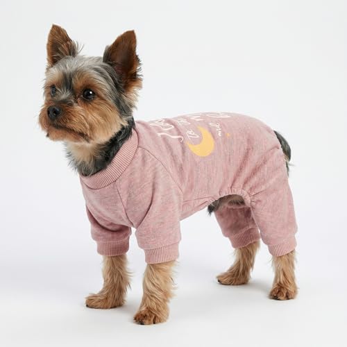 Pijama de terciopelo ligero para perro Fitwarm rosa XL 5