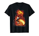 マーベル ゴーストライダー ファイヤー&フューリー オートバイフレーム Tシャツ