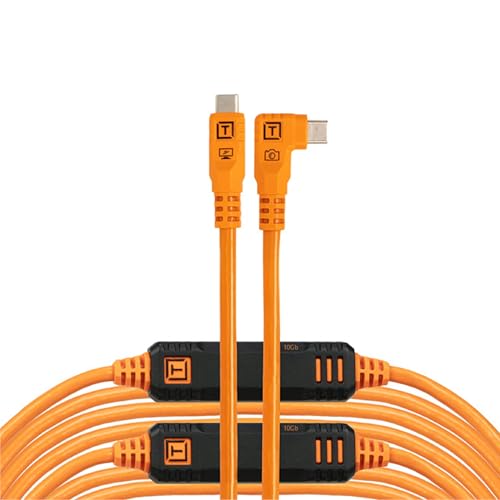 Tether Tools TetherPro USB-C Optima 10G destro arancione 9,4m