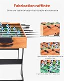 VEVOR baby-foot pliable 106,5 cm avec 2 balles photo 2