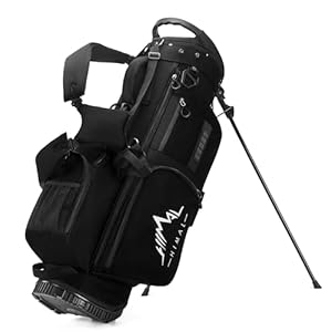 Golf Stand Bag with 7 Way Top Dividers, Lightweight Golf Bags for Men Women with Multiple Pockets, Dual Straps