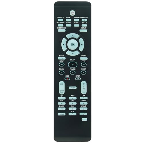 Télécommande pour contrôler le menu de l'enregistreur DVD Philips DVDR3475