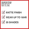 Maybelline Super Stay Matte Ink Liquid Lipstick Makeup, Long Lasting High Impact Color, Up to 16H Wear, Voyager, Deep Red, 1 Count