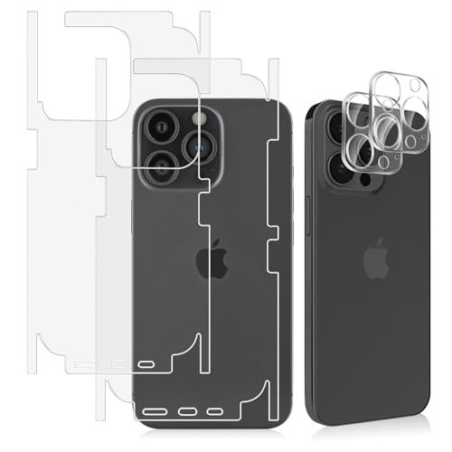 #VerdientProvisionen<br>Rückseite Schutzfolie für iPhone 13 Pro TPU Hinten Displayschutzfolie Kameraschutz mit Installationswerkzeug Matte Textur Translucent Anti Kratzer Folie für iPhone 13 Pro