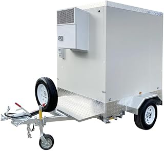 Refrigerated Trailer, Mobile Cold Room for Food Transport, Freezer Storage Trailer for Commercial Use