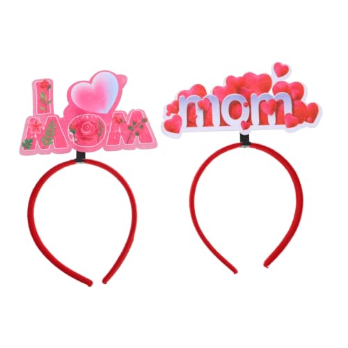 SOIMISS Diademas para la fiesta del Día de la gabinetes de luz nocturna accesorios diademas Decoraciones para mamá Complementos de fiesta Diadema temática del día de la