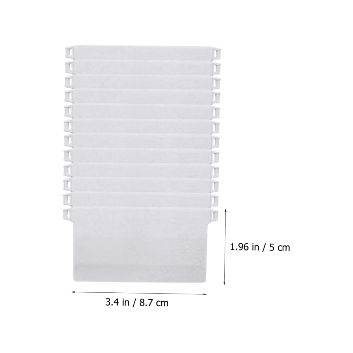 HOLIDYOYO 1set Vertical Blind Bottom Weights and Chains Easy to Install for Living Room Bedroom and Home Office